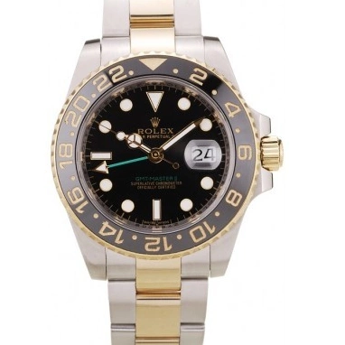 Aaa replica watch GMT Master Bezel 98229 Black II Rolex Dial Ceramic Black 0717